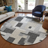 dalyn portico po3 gray rug
