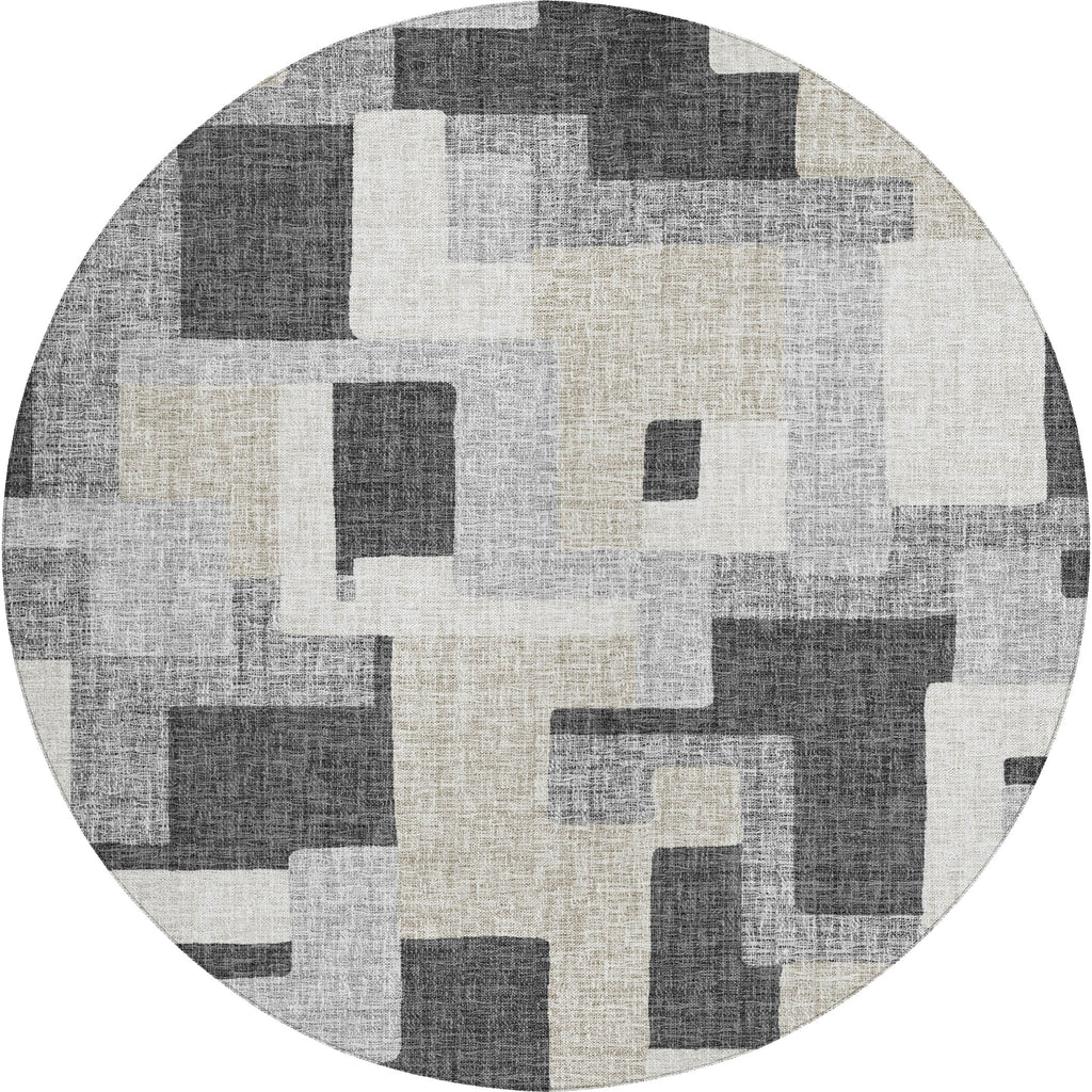 dalyn portico po3 gray rug