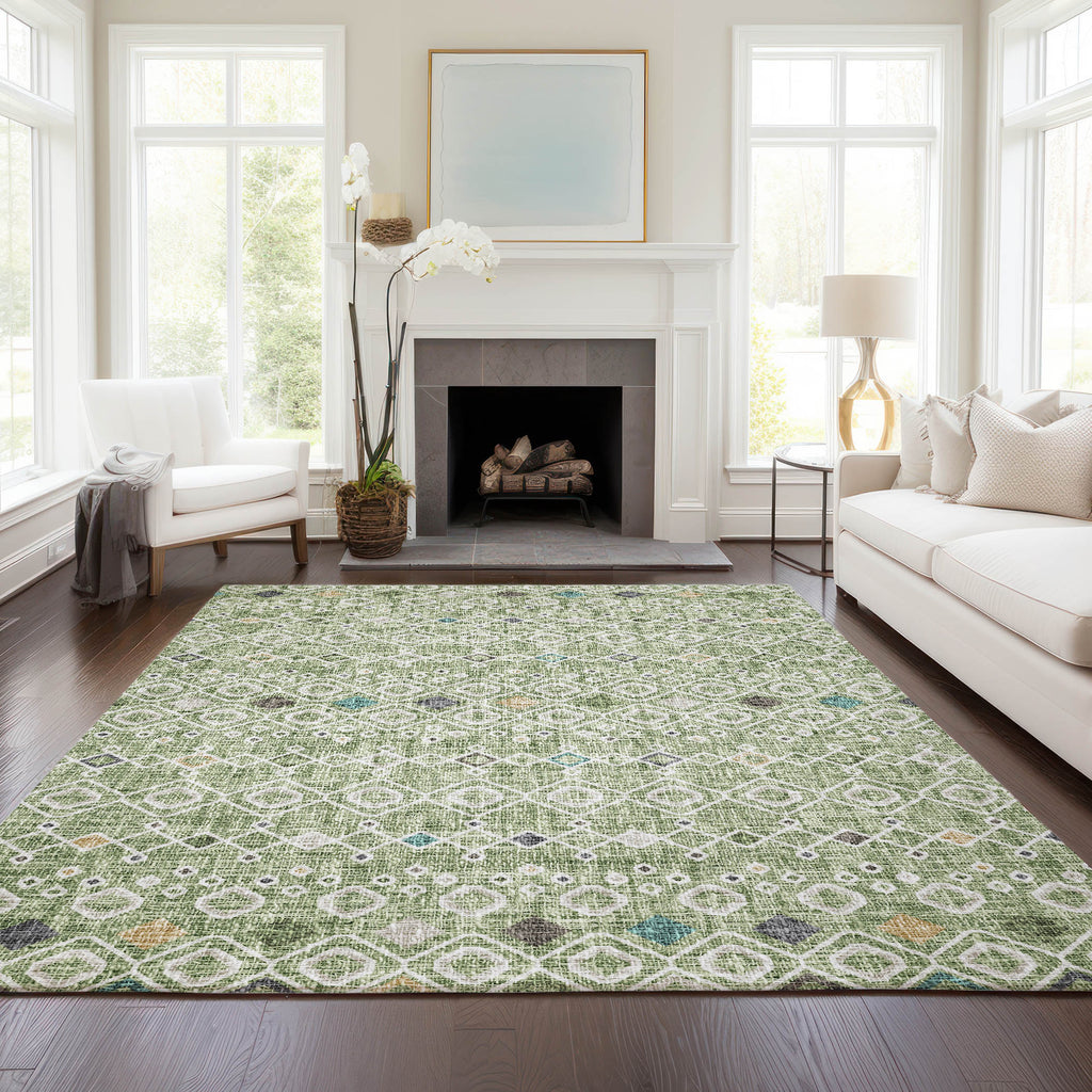 dalyn portico po4 aloe rug