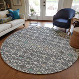 dalyn portico po4 gray rug
