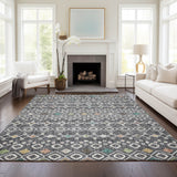 dalyn portico po4 gray rug