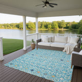 dalyn portico po4 teal rug
