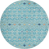 dalyn portico po4 teal rug