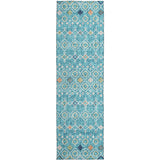 dalyn portico po4 teal rug