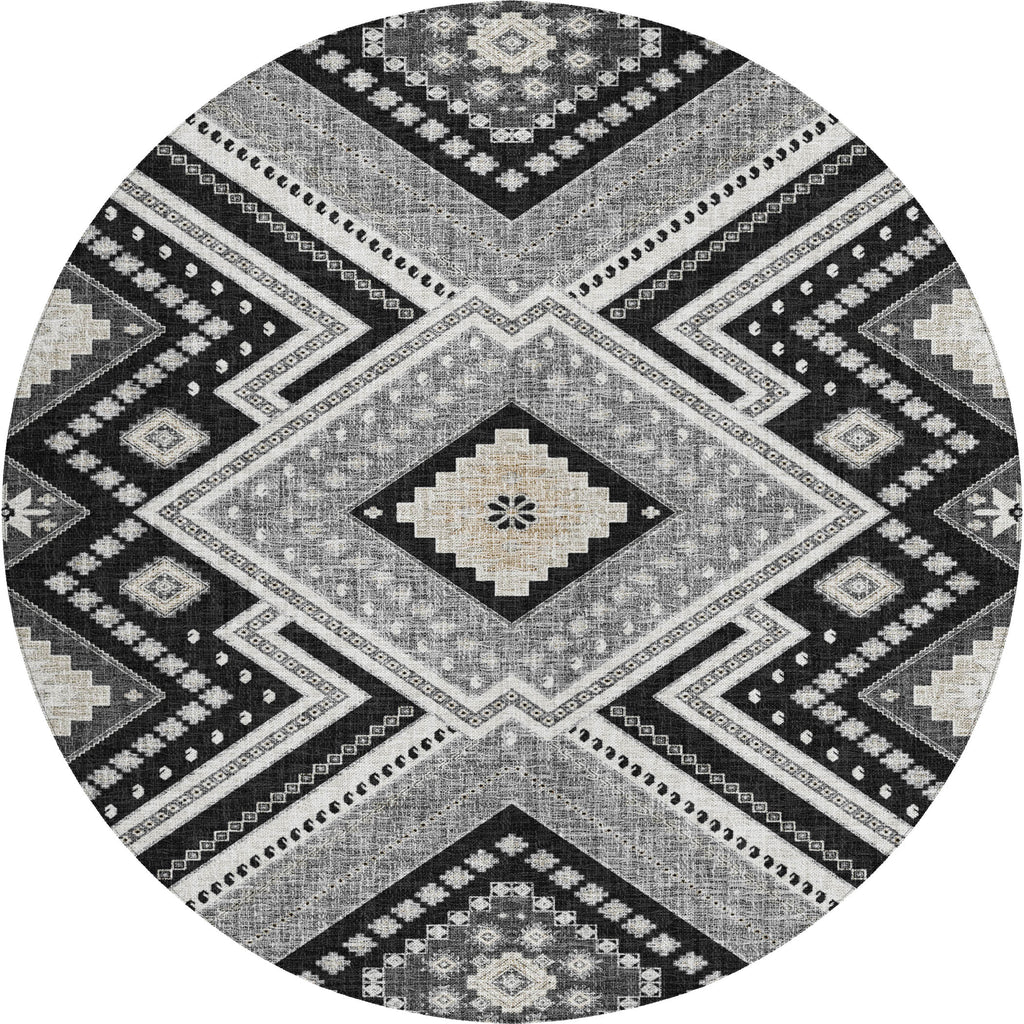 dalyn portico po5 black rug