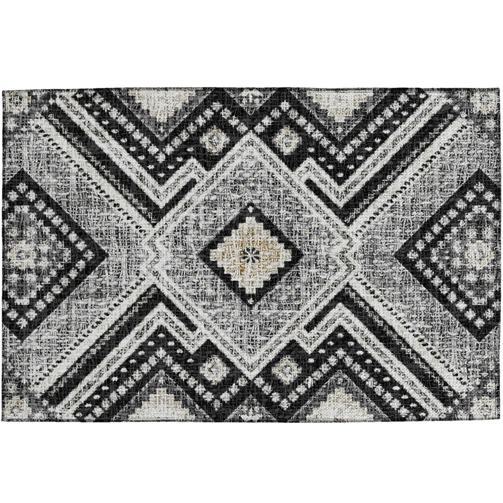 dalyn portico po5 black rug