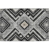 dalyn portico po5 black rug