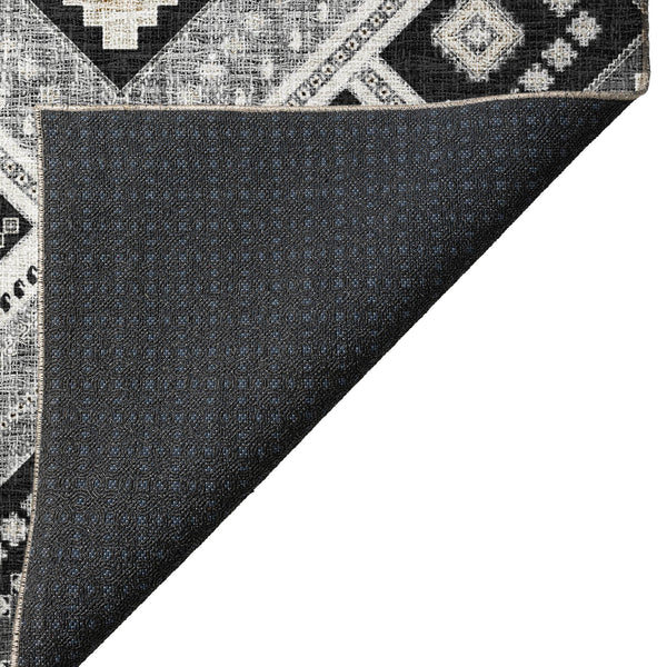 dalyn portico po5 black rug