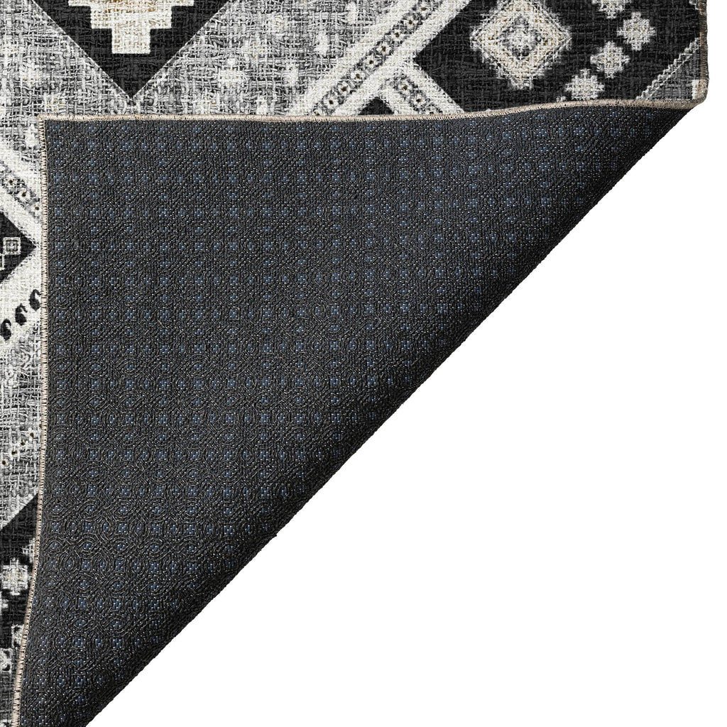 dalyn portico po5 black rug