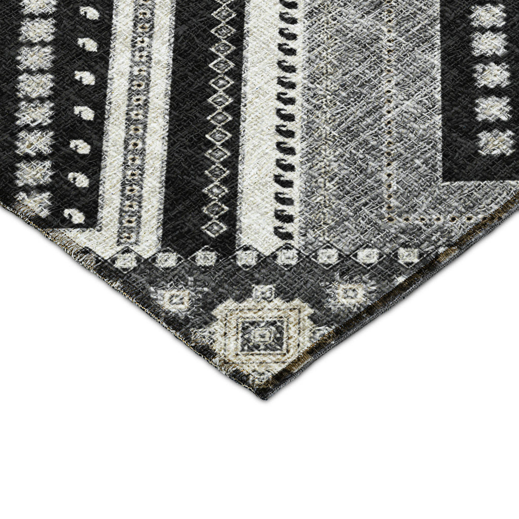 dalyn portico po5 black rug