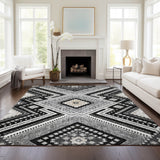 dalyn portico po5 black rug