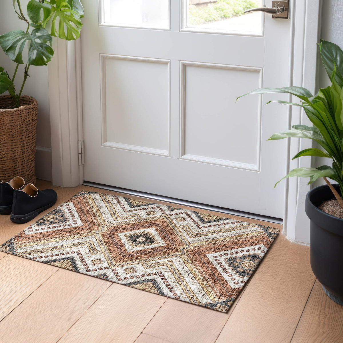 dalyn portico po5 copper rug
