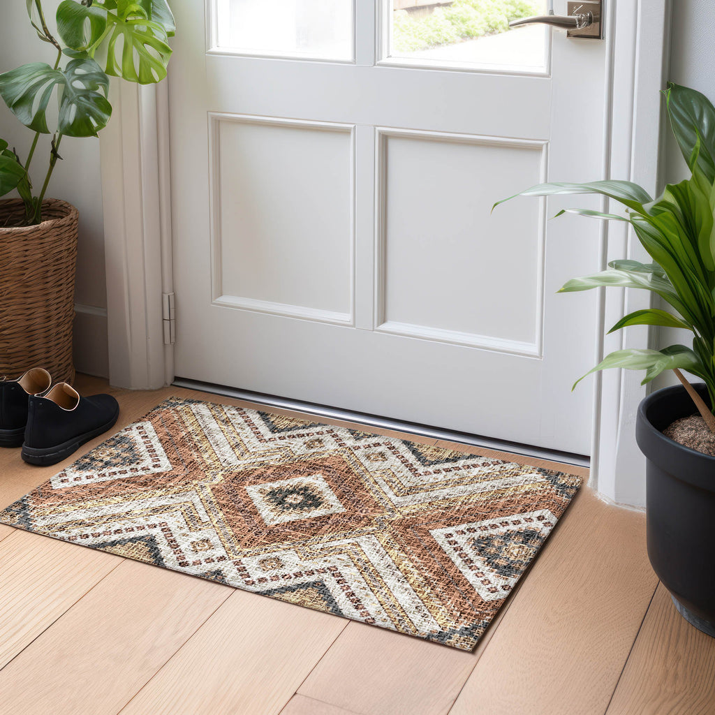 dalyn portico po5 copper rug