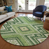 dalyn portico po5 green rug
