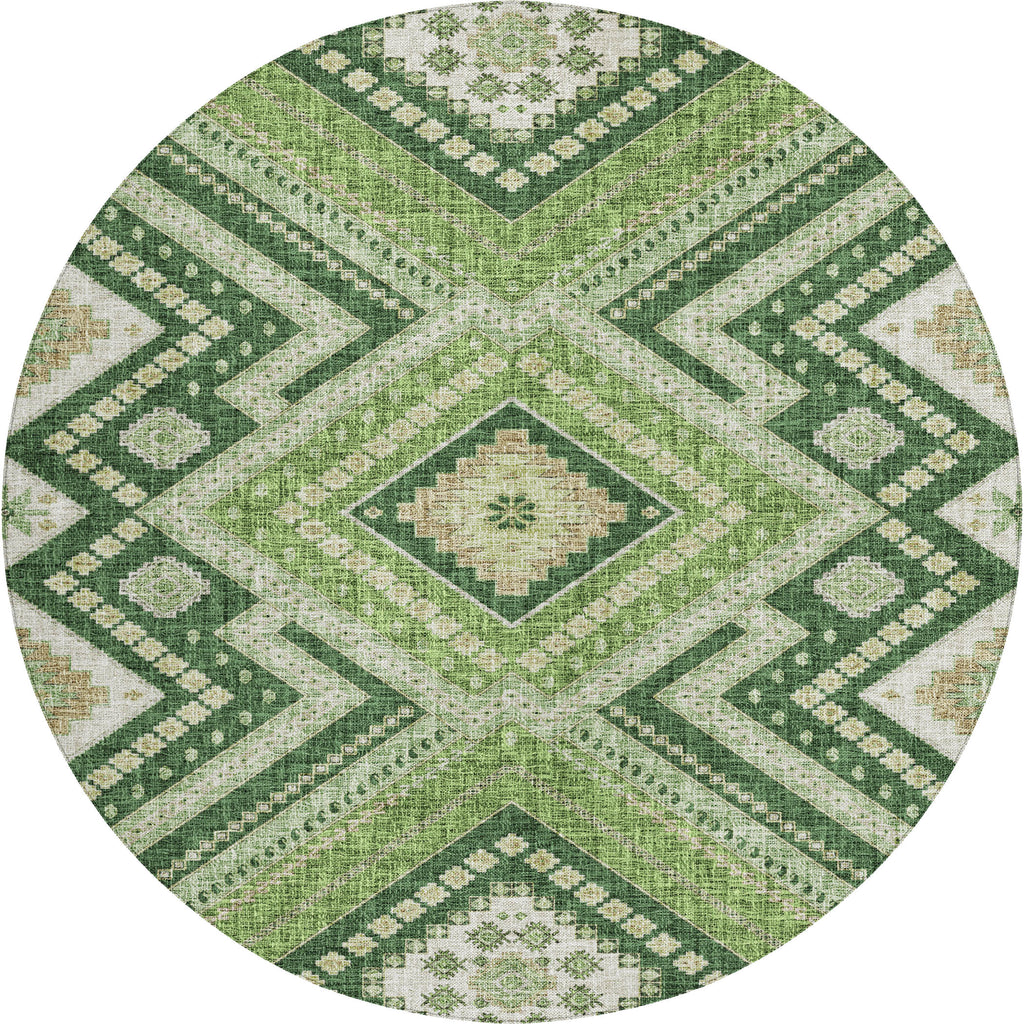 dalyn portico po5 green rug