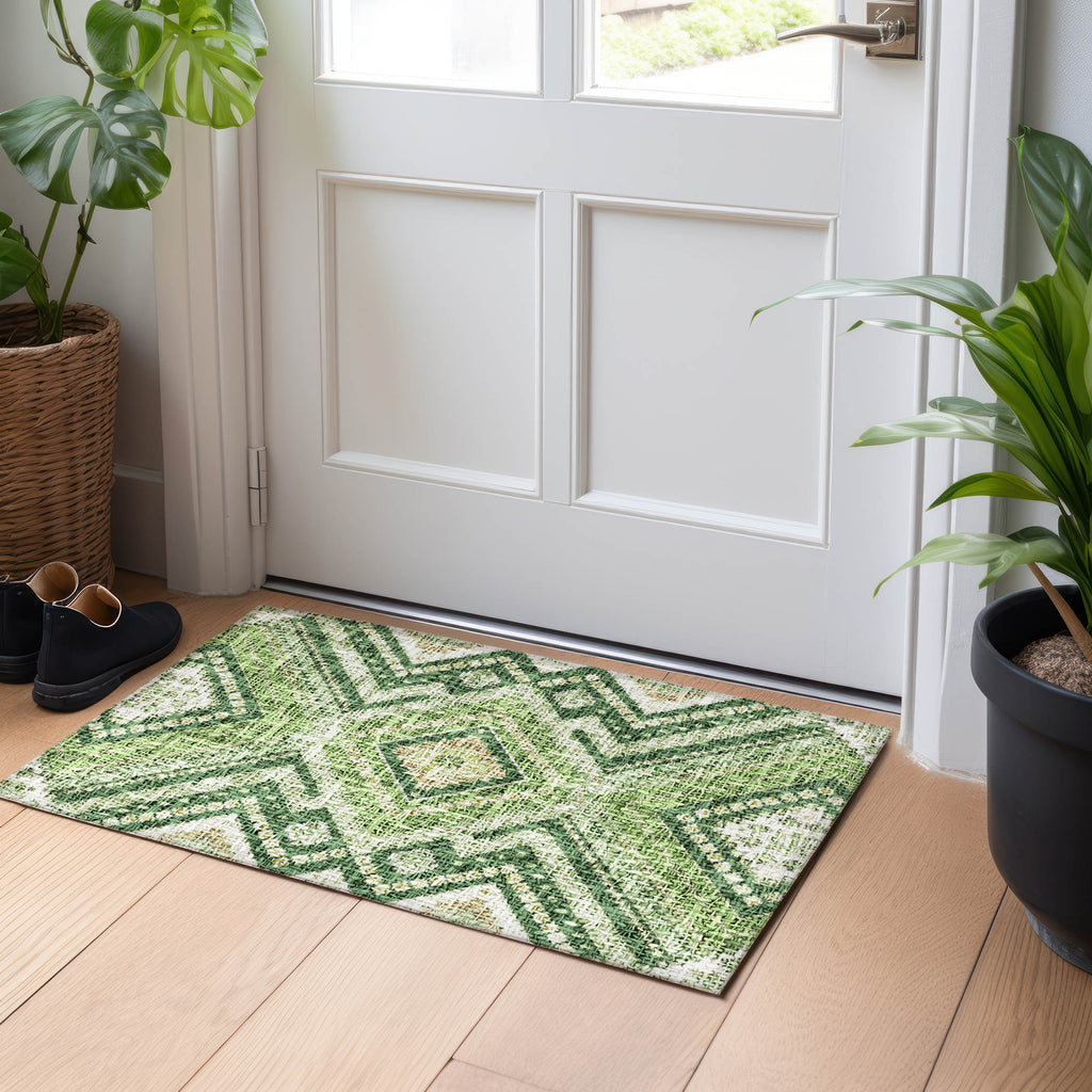 dalyn portico po5 green rug