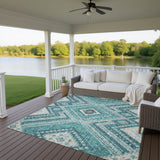 dalyn portico po5 teal rug