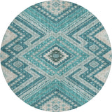 dalyn portico po5 teal rug