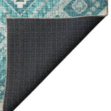 dalyn portico po5 teal rug