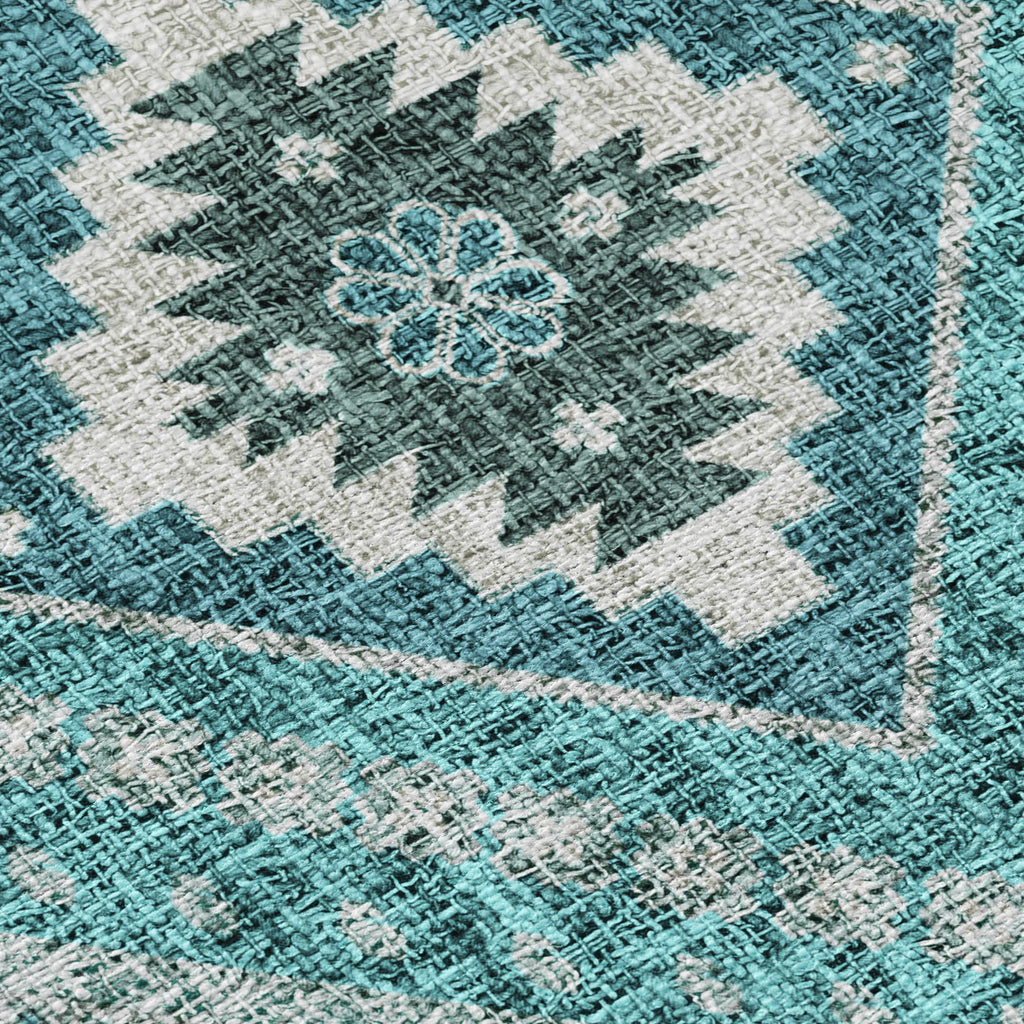 dalyn portico po5 teal rug