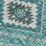 dalyn portico po5 teal rug