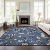 dalyn portico po6 blue rug