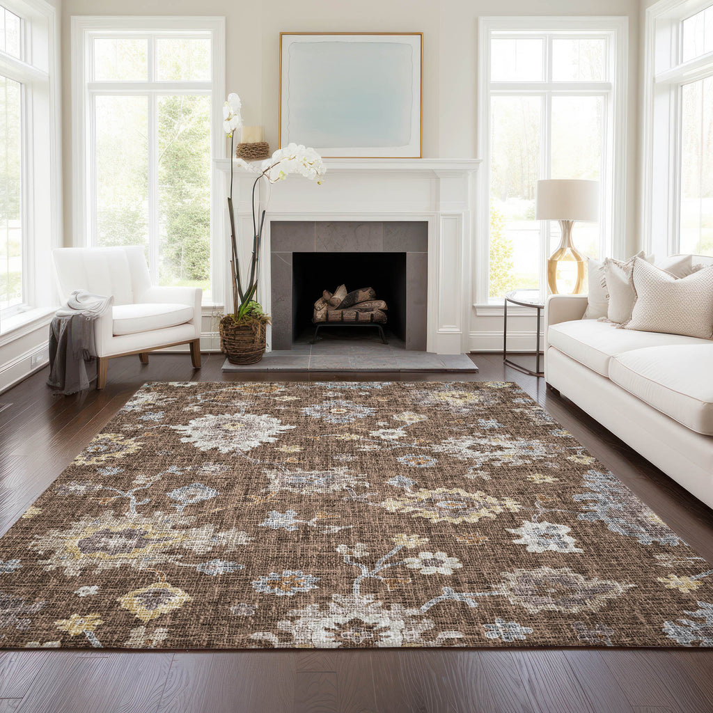 dalyn portico po6 chocolate rug