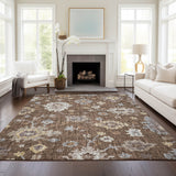 dalyn portico po6 chocolate rug