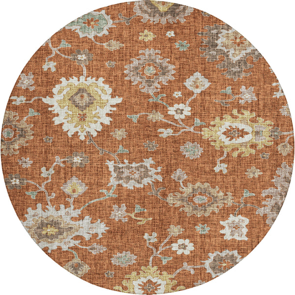 dalyn portico po6 paprika rug