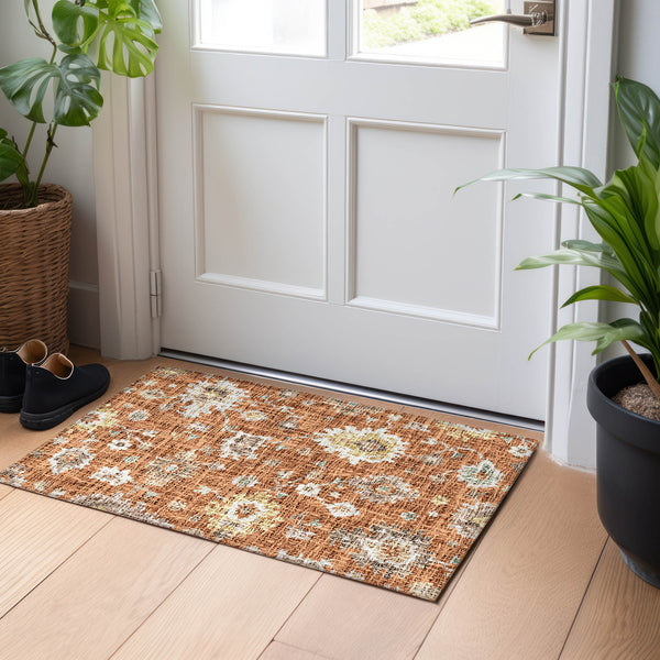 dalyn portico po6 paprika rug
