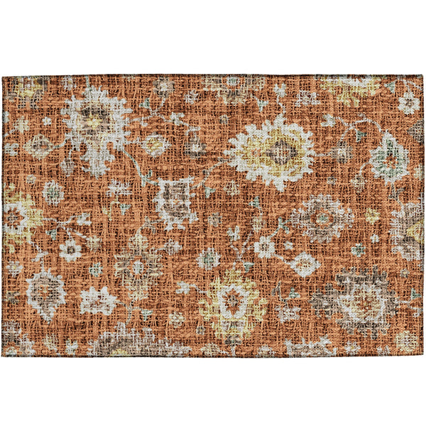 dalyn portico po6 paprika rug