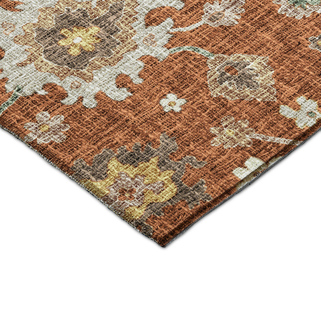 dalyn portico po6 paprika rug