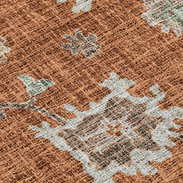 dalyn portico po6 paprika rug