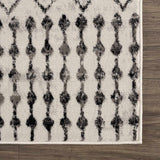 Hauteloom Cowplain COWPL Black Machine Made Polypropylene Rug