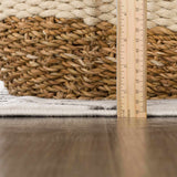 Hauteloom Cowplain COWPL Black Machine Made Polypropylene Rug