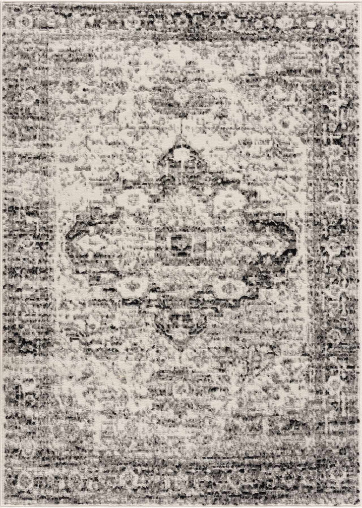 Hauteloom Park PRKOS Medium Gray Machine Made Polypropylene Rug
