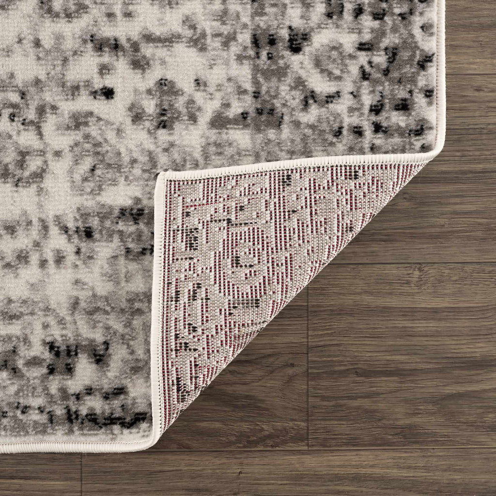 Hauteloom Park PRKOS Medium Gray Machine Made Polypropylene Rug