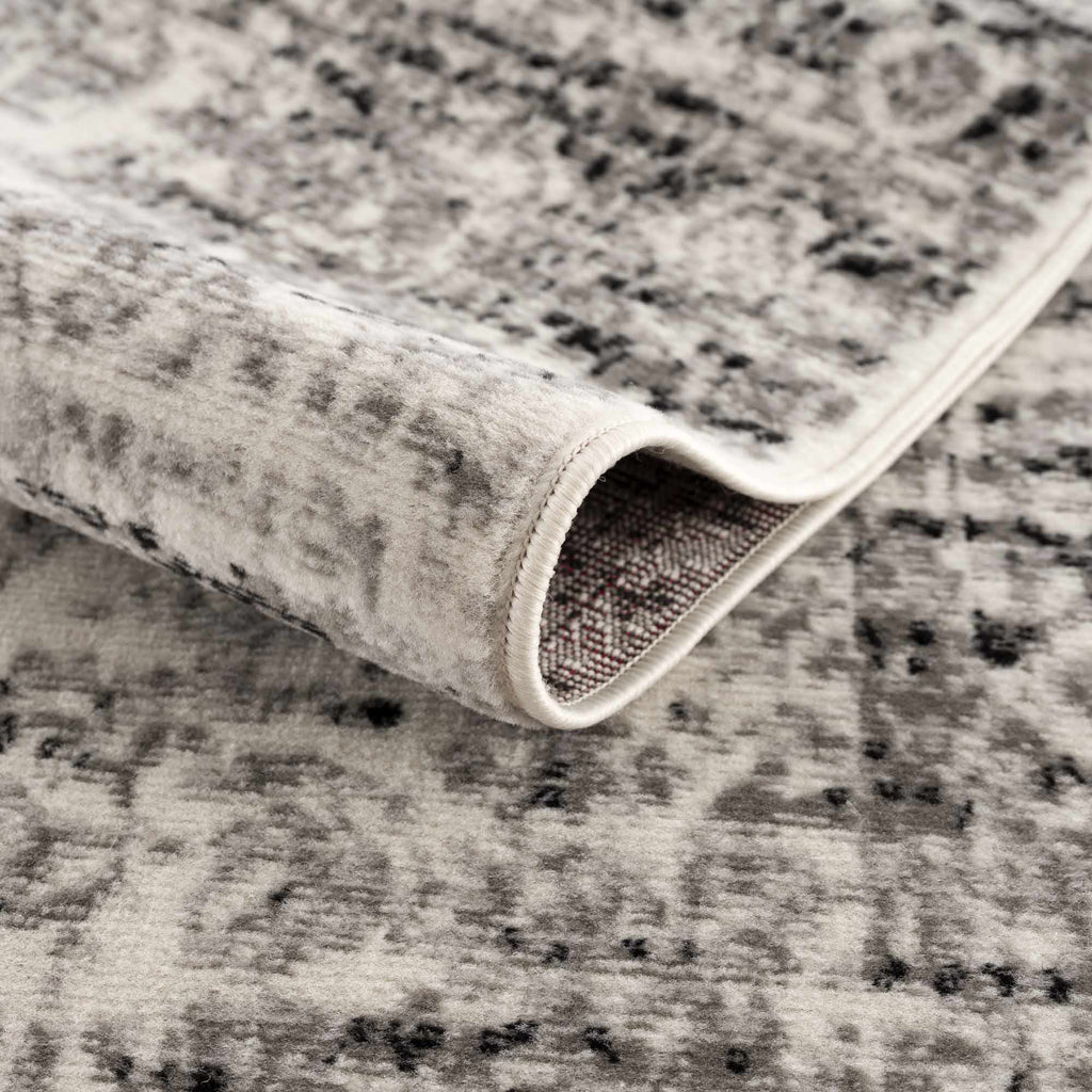 Hauteloom Park PRKOS Medium Gray Machine Made Polypropylene Rug