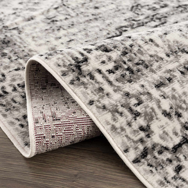 Hauteloom Park PRKOS Medium Gray Machine Made Polypropylene Rug