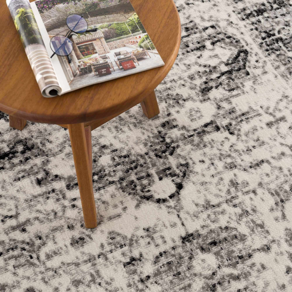 Hauteloom Park PRKOS Medium Gray Machine Made Polypropylene Rug