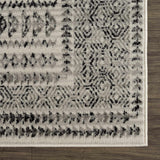 Hauteloom Greig GREI Black Machine Made Polypropylene Rug