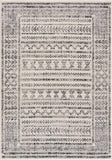 Hauteloom Greig GREI Black Machine Made Polypropylene Rug