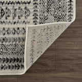 Hauteloom Greig GREI Black Machine Made Polypropylene Rug