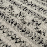 Hauteloom Greig GREI Black Machine Made Polypropylene Rug
