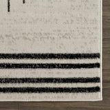 Hauteloom Angus ANGUS Black Machine Made Polypropylene Rug