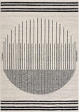 Hauteloom Angus ANGUS Black Machine Made Polypropylene Rug