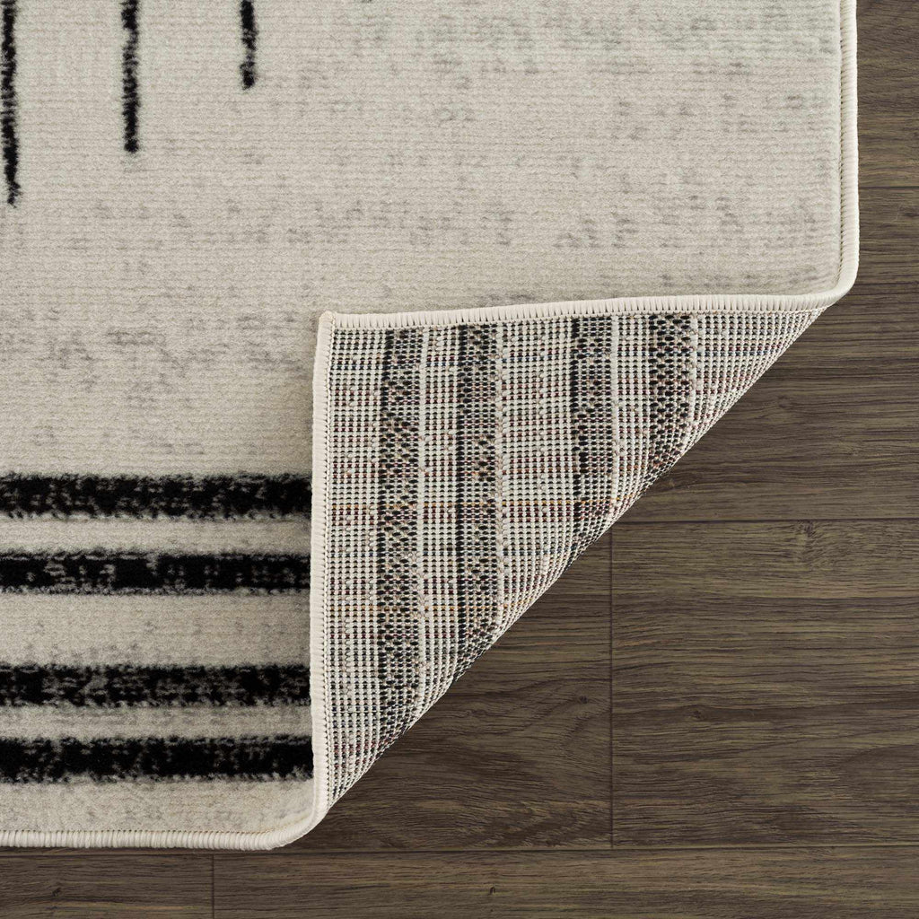 Hauteloom Angus ANGUS Black Machine Made Polypropylene Rug