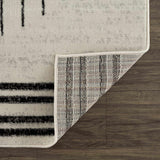 Hauteloom Angus ANGUS Black Machine Made Polypropylene Rug