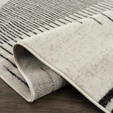 Hauteloom Angus ANGUS Black Machine Made Polypropylene Rug