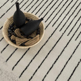 Hauteloom Angus ANGUS Black Machine Made Polypropylene Rug